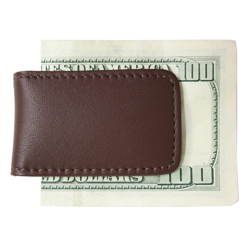 Royce Leather Money Clip, Brown