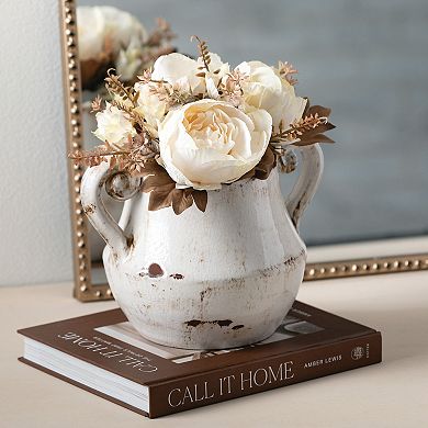 Haven Living 7" Pot With Handle Vase