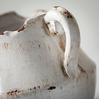 Haven Living 7" Pot With Handle Vase