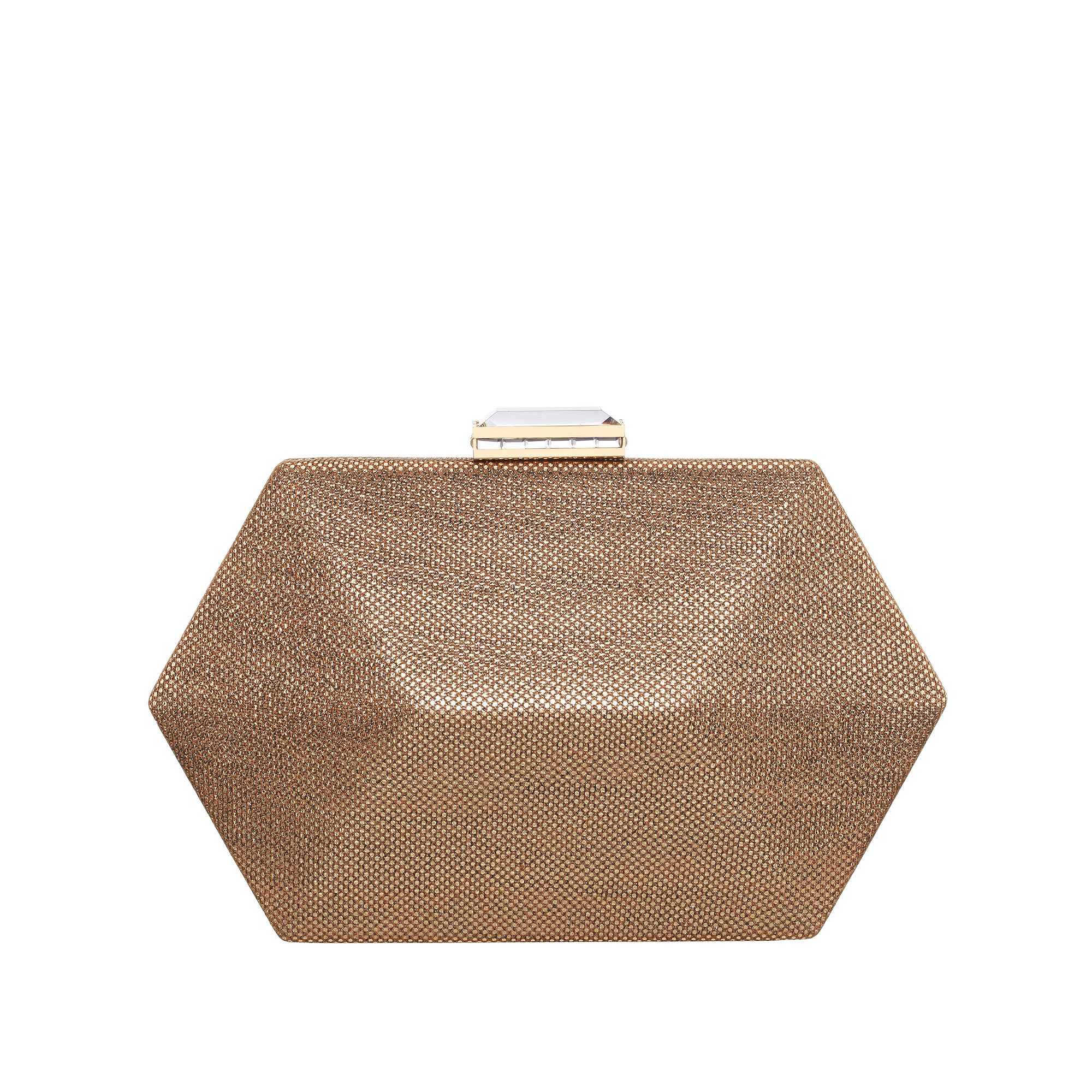 N by Nina M-Nichole Clutch, Dark Gold