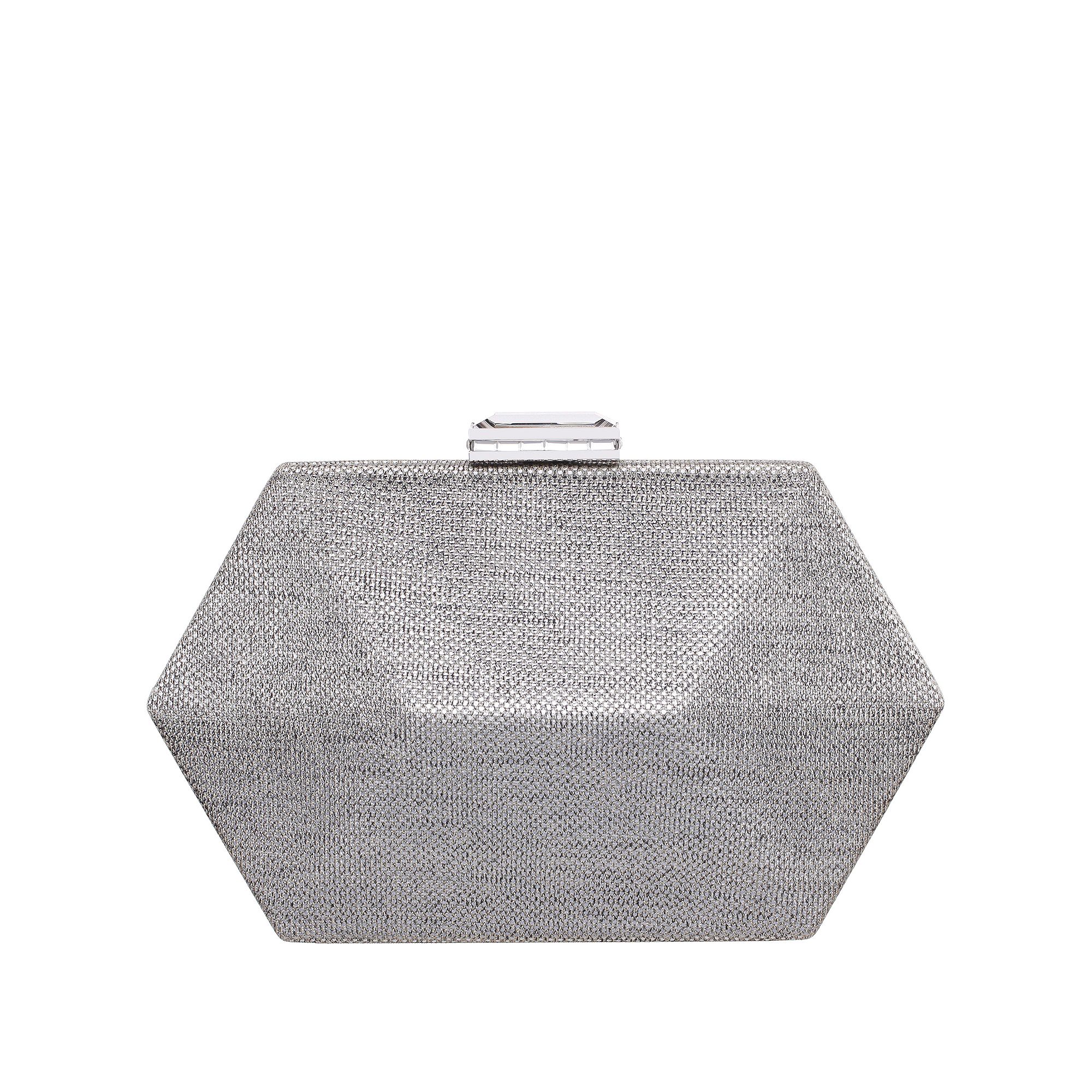 N by Nina M-Nichole Clutch, Dark Silver