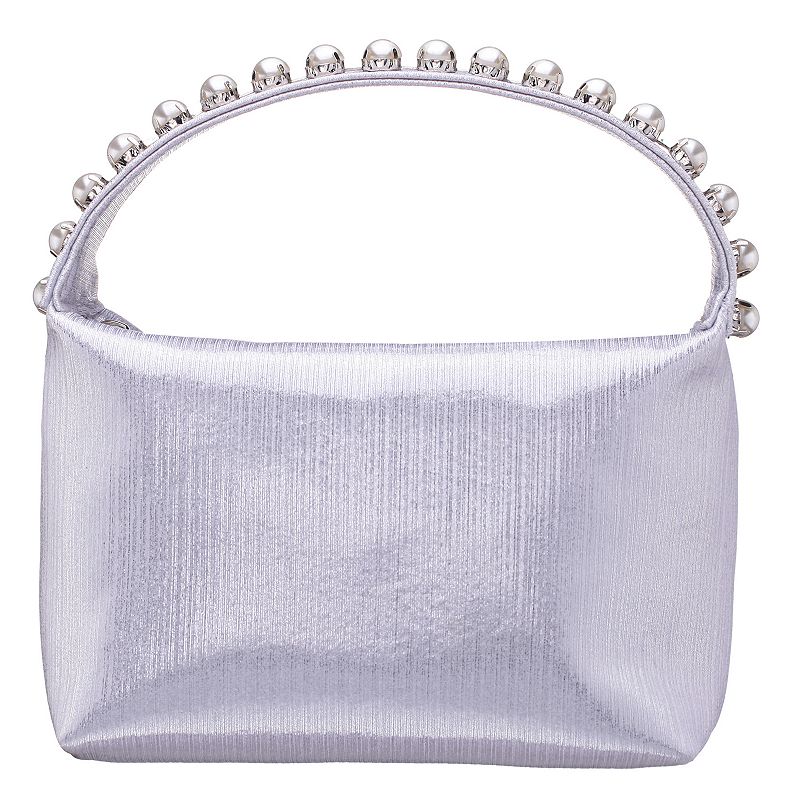 N by Nina M-Lanny Mini Hobo Bag, Silver