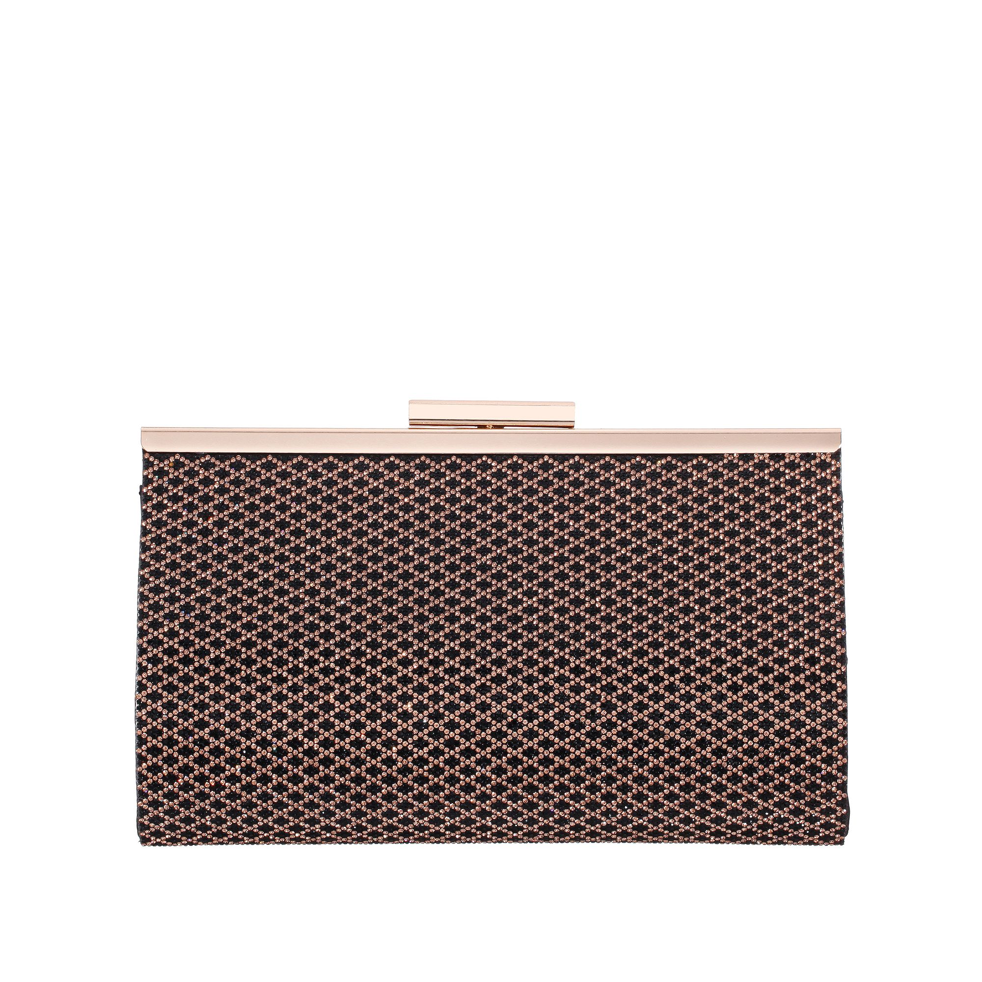 N by Nina M-Rue Clutch, Black Gold