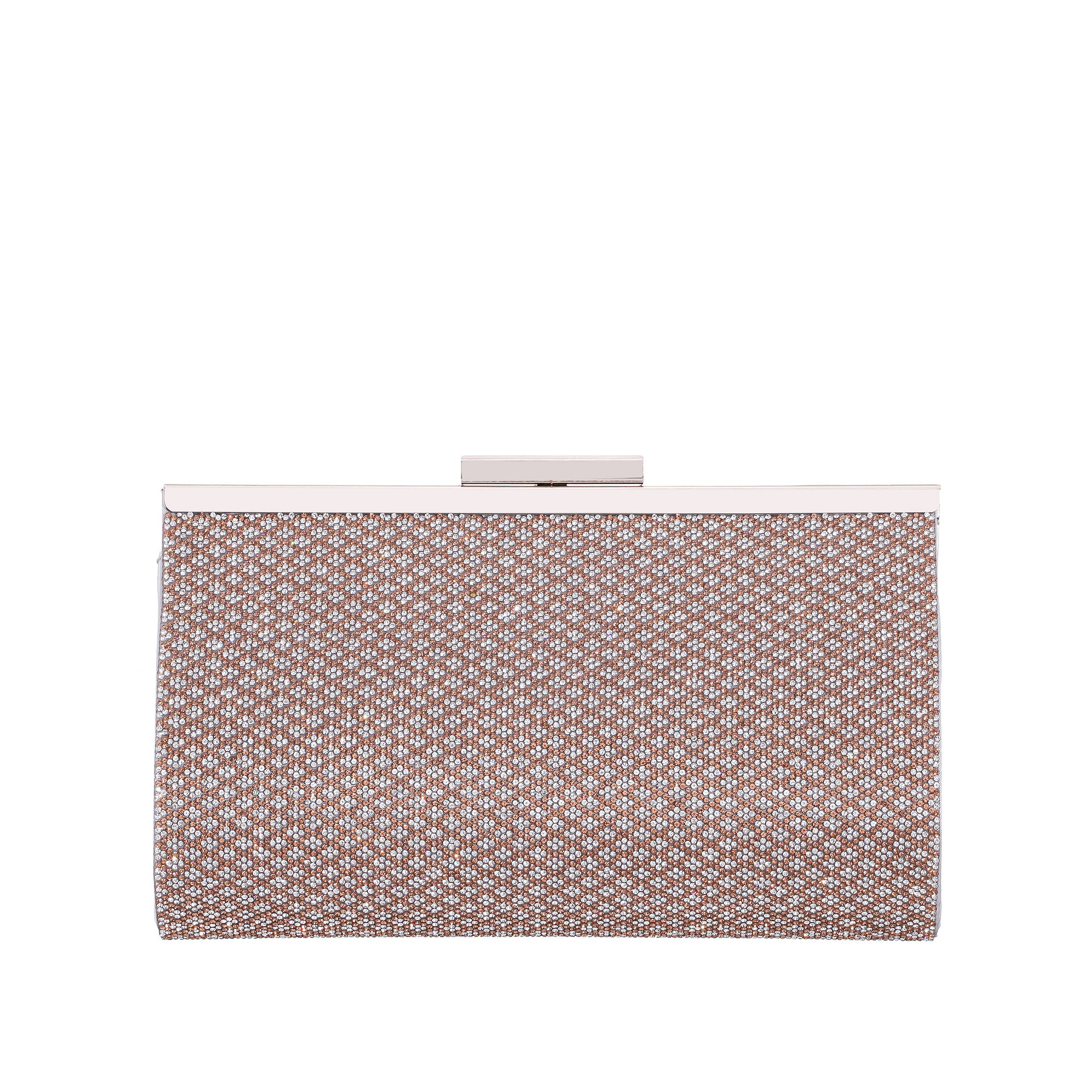 N by Nina M-Rue Clutch, Silver Gold