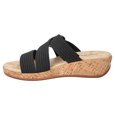 Easy Street Mina Women's Slide Wedge Sandals