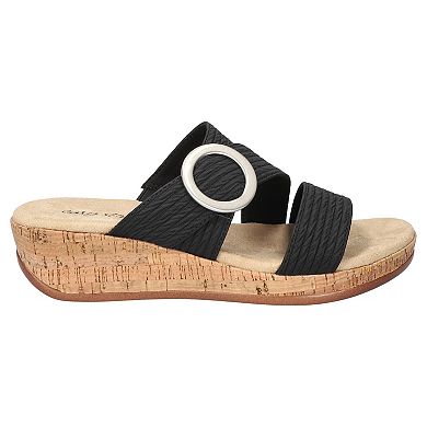 Easy Street Mina Women's Slide Wedge Sandals