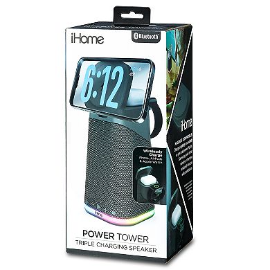 iHome Power Tower Charger Speaker