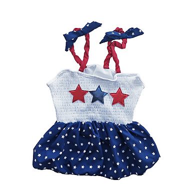 Woof Stars X-Large Smocked Dog Dress
