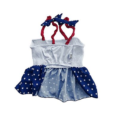 Woof Stars X-Large Smocked Dog Dress