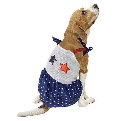 Woof Stars X-Large Smocked Dog Dress