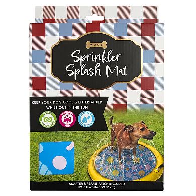 Woof Ocean PVC Splash Mat
