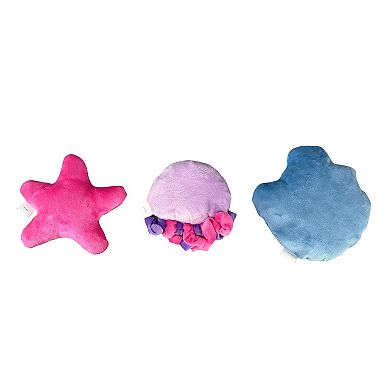 WOOF® 3-Pack Jellyfish Coral Dog Plush
