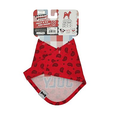 Woof Small/Medium July Dog Bandana