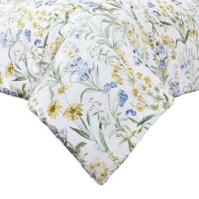 Five Queens Court Tahlia Blue Comforter Set with Shams