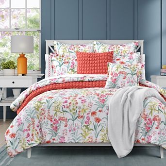 Five Queens Court Tahlia Blue Comforter Set with Shams