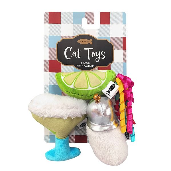 Meow 3-Packk Margarita Plush Toy Set - Multi