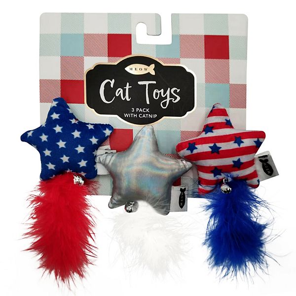 Meow 3-Pack Catnip Plush Toy Set - Multi
