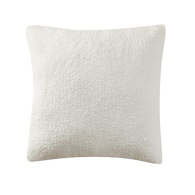 Five Queens Court Merry Christmas Holly Square Decorative Throw Pillow