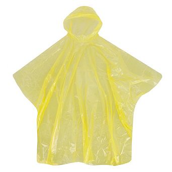 Ctm Adult One Size Fits Most Solid Color Rain Poncho