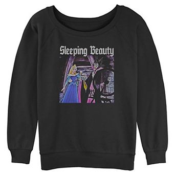 Disney's Sleeping Beauty Aurora And Maleficent Scene Juniors' Graphic Pullover
