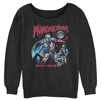 Juniors' Star Wars The Mandalorian Bounty Hunter Graphic Pullover