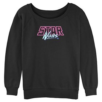 Juniors' Star Wars Neon Sign Graphic Pullover
