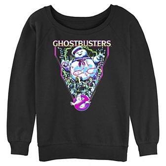 Juniors' Ghostbusters Stay Puft Marshmallow Man Graphic Pullover