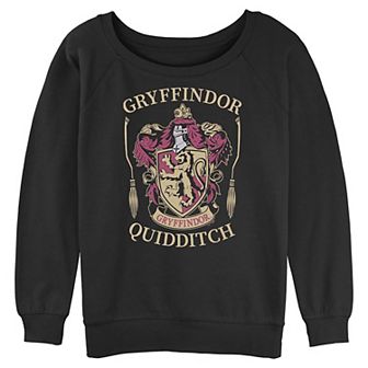 Juniors' Harry Potter Gryffindor Quidditch Graphic Pullover
