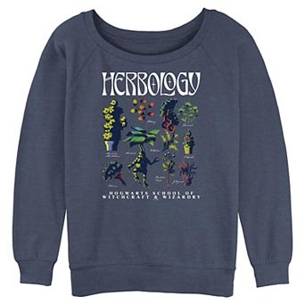 Juniors' Harry Potter Hogwarts School Of Witchcraft & Wizardry Herbology Chart Graphic Pullover