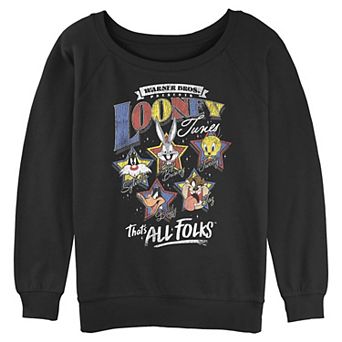 Juniors' Looney Tunes Hall Of Stars Graphic Pullover