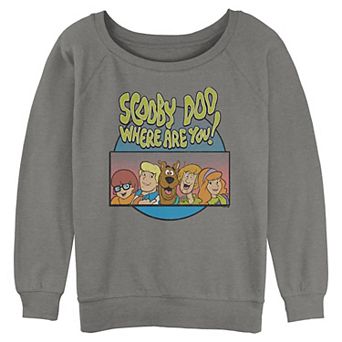 Juniors' Scooby-Doo Where Are You Graphic Pullover