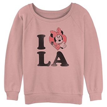 Disney's Minnie Mouse I Heart LA Juniors' Graphic Pullover