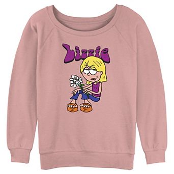 Disney's Lizzie McGuire Flower Girl Juniors' Graphic Pullover