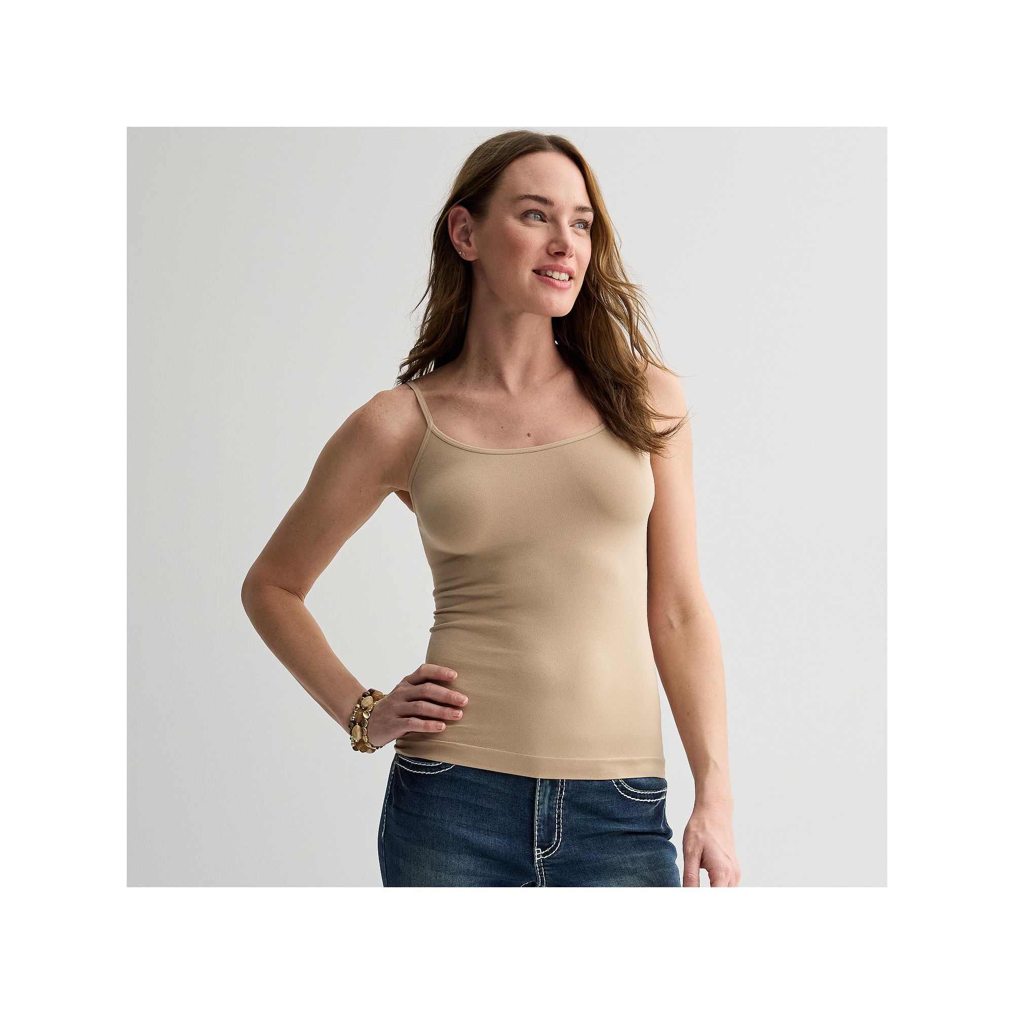 Womens Apt. 9® Seamless Camisole, Size: XS, Dapper