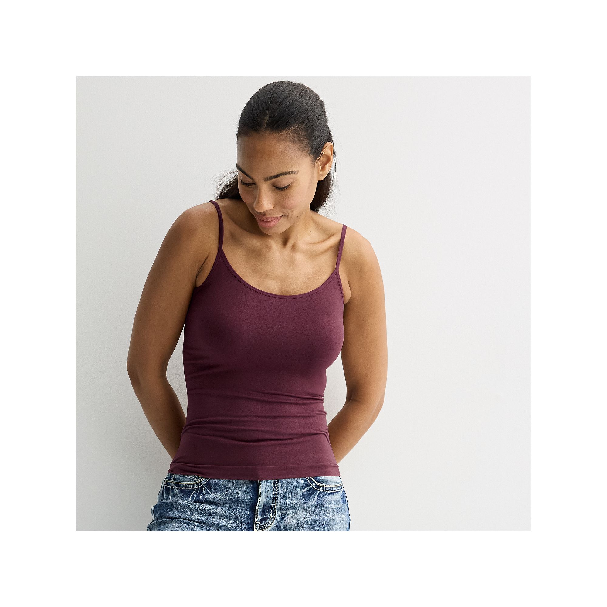Womens Apt. 9® Seamless Camisole, Size: XS, Maddie Purple