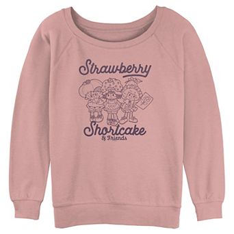 Juniors' Strawberry Shortcake And Friends Graphic Pullover
