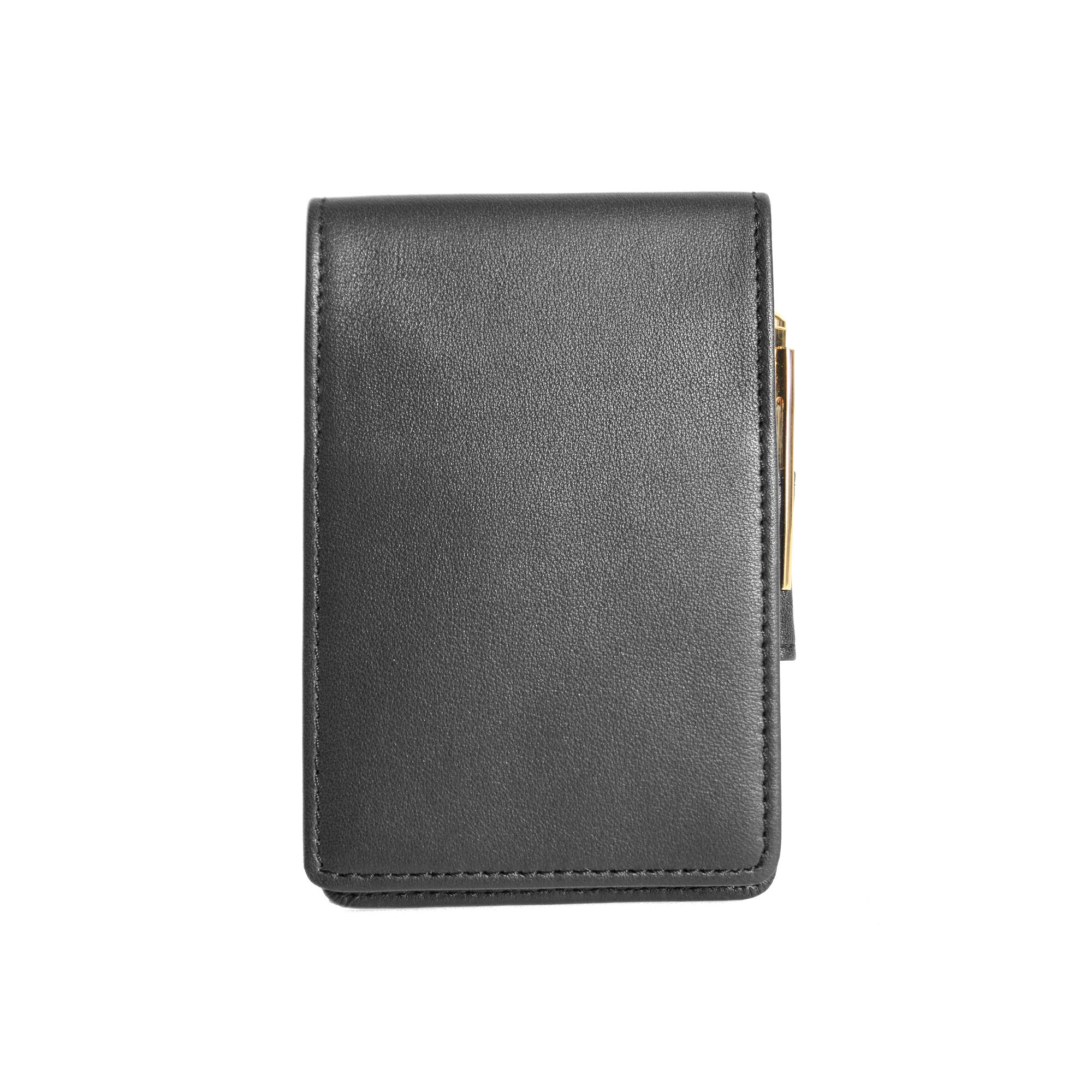 Royce Leather Jotter, Black