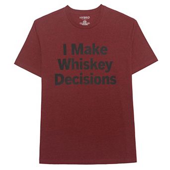 Big & Tall "I Make Whiskey Decisions" Graphic Tee