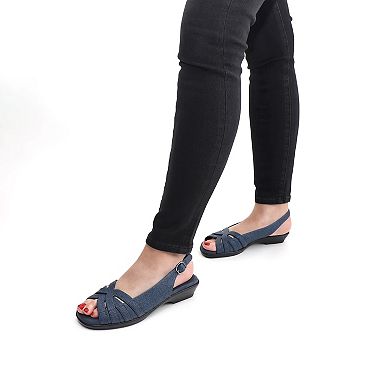 Easy Street Jovita Women's Comfort Slingback Sandals