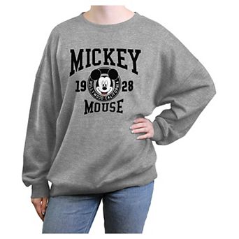 Disney's Mickey Mouse Hollywood California 1928 Juniors' Oversized Graphic Pullover