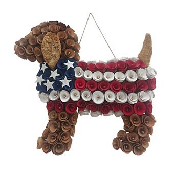 Celebrate Together™ Americana Wood Curl Dog Wall Décor