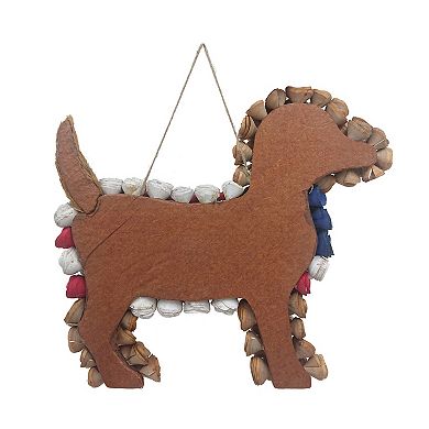 Celebrate Together Americana Wood Curl Dog Wall Décor