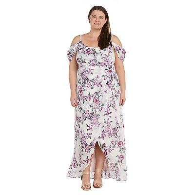 white christmas dresses S.L. Fashions Chiffon Tulip Tier Dress-Plus, Size 14W, Navy