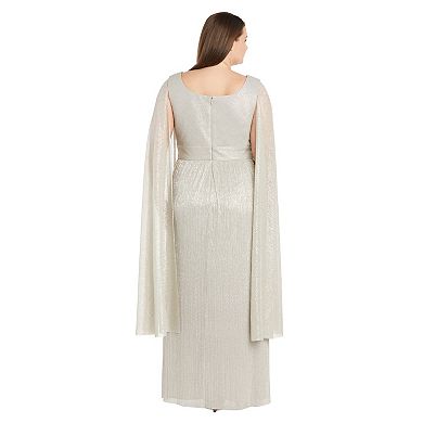Plus Size R&M Richards Empire Waist Evening Gown
