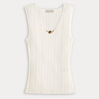 Women's Thalia Sodi Ribbed Sweater Tank Top