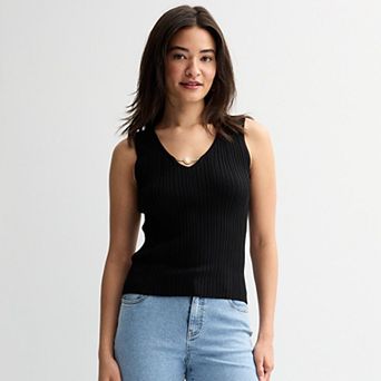 Women's Thalia Sodi Ribbed Sweater Tank Top