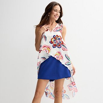 Women's Thalia Sodi High-Low Sleeveless Top