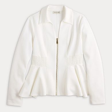 Women's Thalia Sodi Zip Front Cinched Blazer