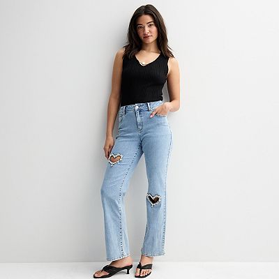 【THEAIRTOWN】Cut-Out Distressed Denim Pants ★ PAIGE Frankie cropped distressed high-rise wide-leg jeans