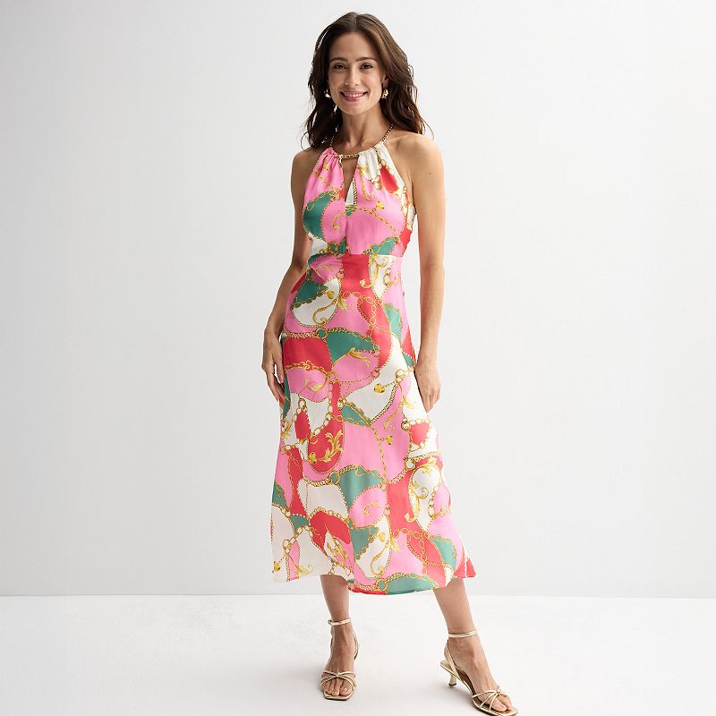 Women's Thalia Sodi Floral Halter Midi Dress